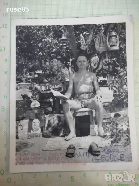 Снимка стара на българин в Америка, снимка 1