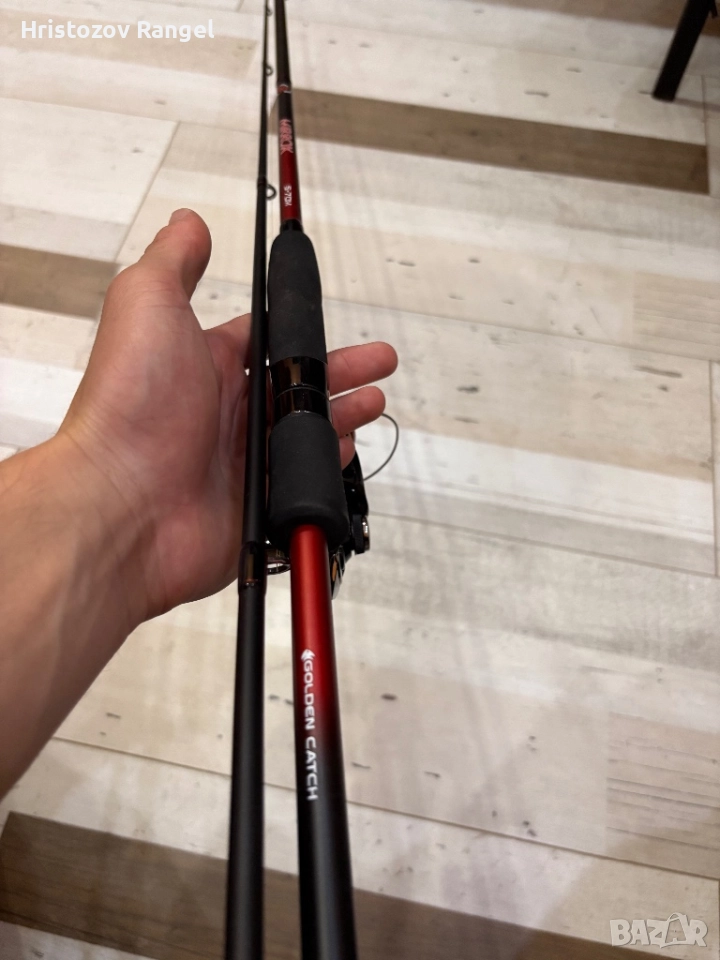 Пръчка Mirox Golden Catch с макара Shimano Siena, снимка 1
