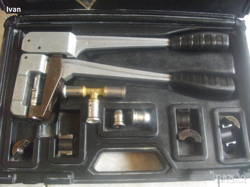 Ръчна Преса За Металопластични Тръби/Прес-Клещи Кримпване Фитинги Тръби 14мм-26мм-Професионална-К-т, снимка 1