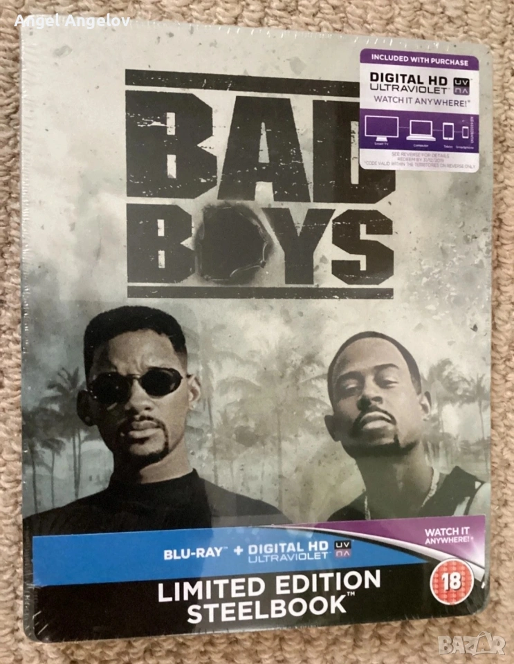 Bad Boys Blu-Ray SteelBook - New & Sealed - perfect cond Цена 45лв с български субтитри (23,07€) , снимка 1