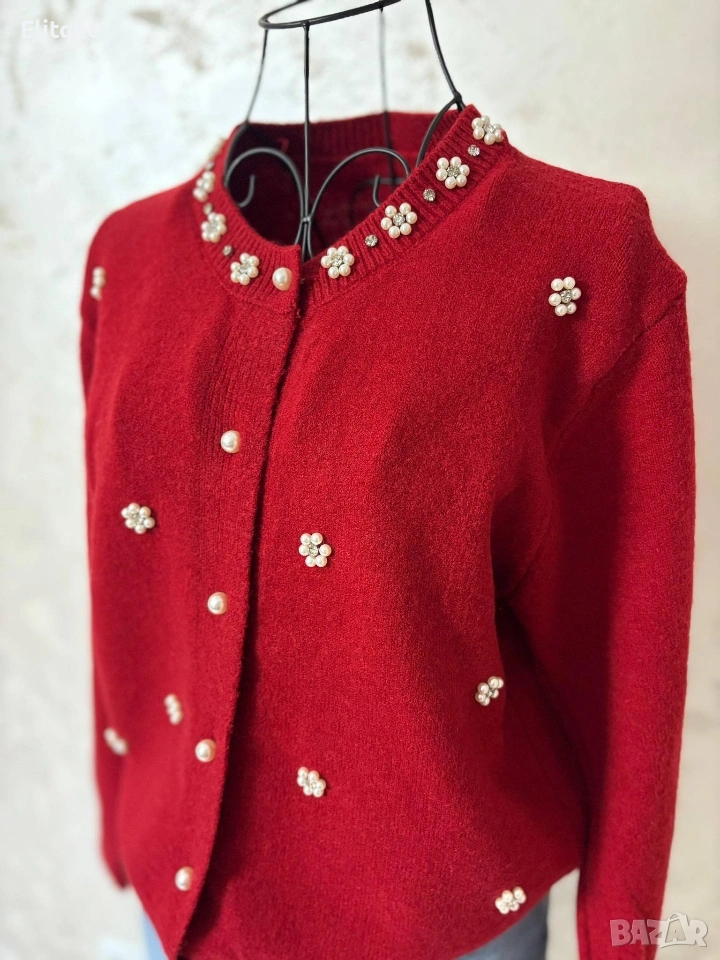 жилетка с перли , снимка 1