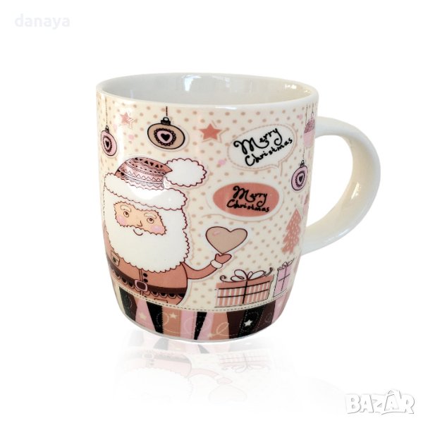 3221 Керамична коледна чаша Merry Christmas, 300 ml, снимка 1