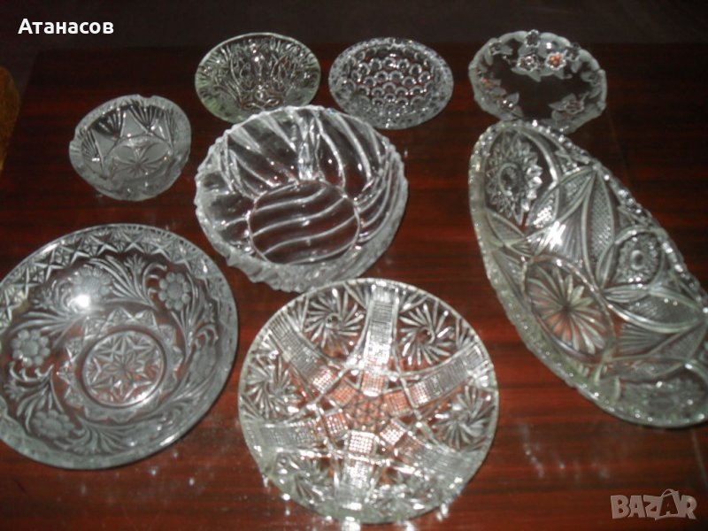 Кристални купи, пепелници, снимка 1