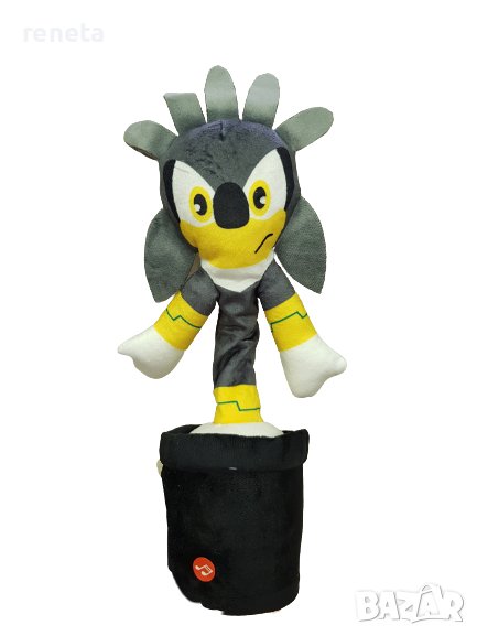 Играчка Sonic, Пееща, Танцуваща, USB зареждане, Сив, снимка 1