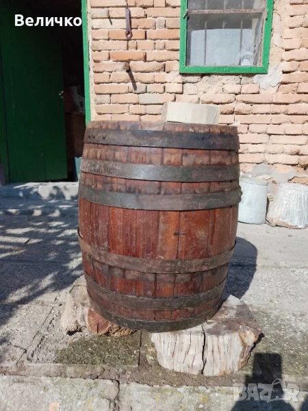 Дървено буре, 63 литра, снимка 1