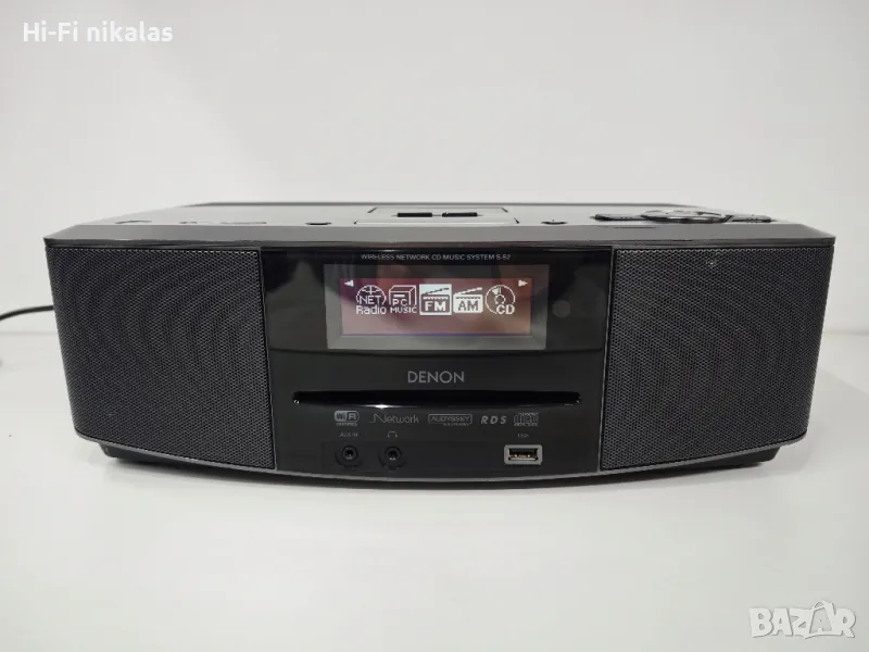 стерео усилвател ресийвър RDS USB CD player DENON S-52, снимка 1