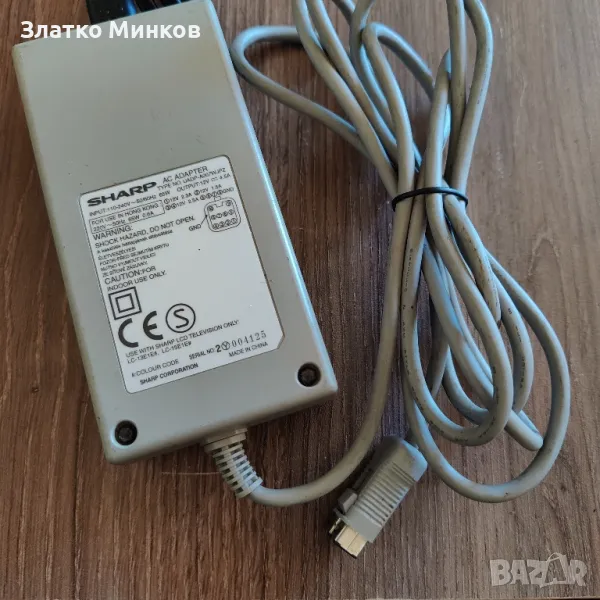 Оригинално зарядно SHARP UADP-A007WJPZ за LC15E1 , LC13E1, снимка 1