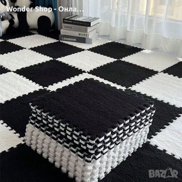 🧩 Мек килим пъзел от 10 части – Перфектен за всяко пространство 🧩, снимка 1