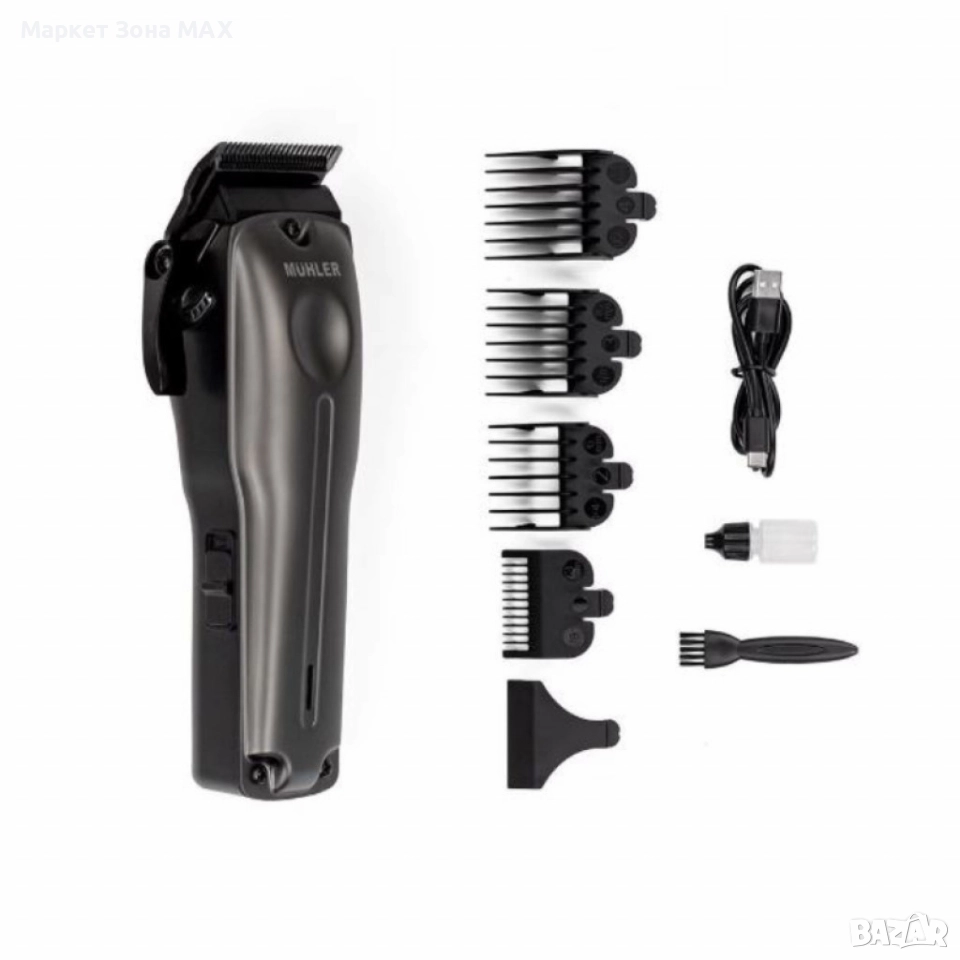 Машинка за подстригване Muhler MCL-05P – акумулаторна, 5W, неръждаеми ножчета, USB-C зареждане, снимка 1