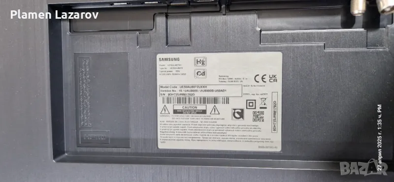 Samsung UE50AU8072U на части, снимка 1