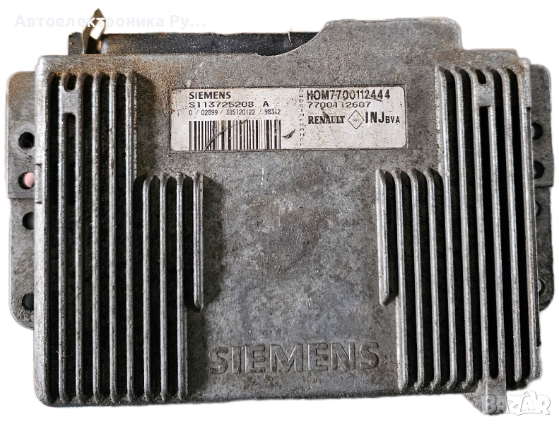 Компютър двигател за Renault Megane Scenic 2.0, 1996-2001г., S113725208A, HOM7700112444, 7700112607, снимка 1
