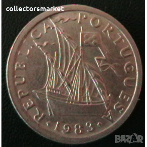 2 ½ ескудо 1983, Португалия, снимка 1