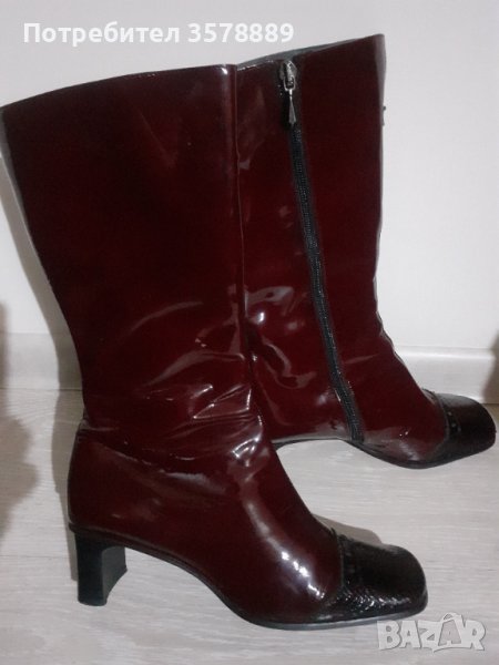 Ботуши от естествена кожа номер 37.5, снимка 1