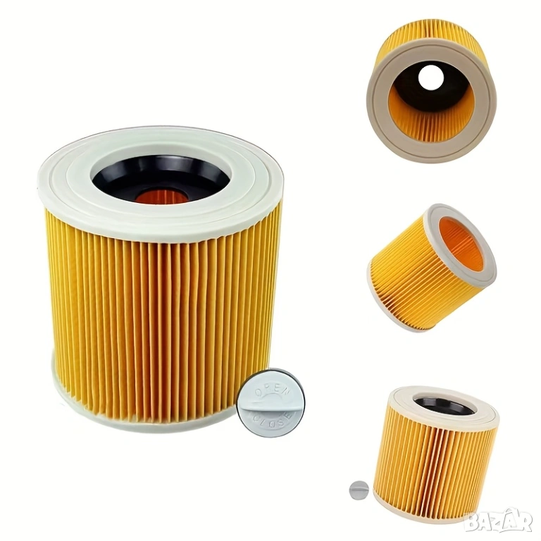 HEPA Филтър за Прахосмукачки WD Series Съвместим с WD1, WD2, WD3, MV2, MV3 Висока Филтрация!, снимка 1