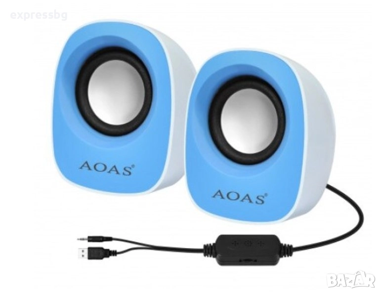 USB Компютърни Колонки AOAS E-002 – Нови, снимка 1