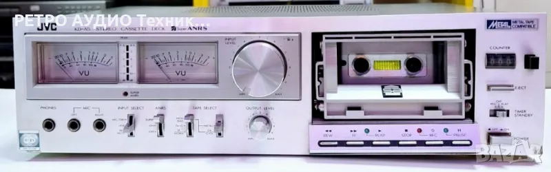 Рядък модел винтидж касетен дек JVC mod. KD-A5

, снимка 1