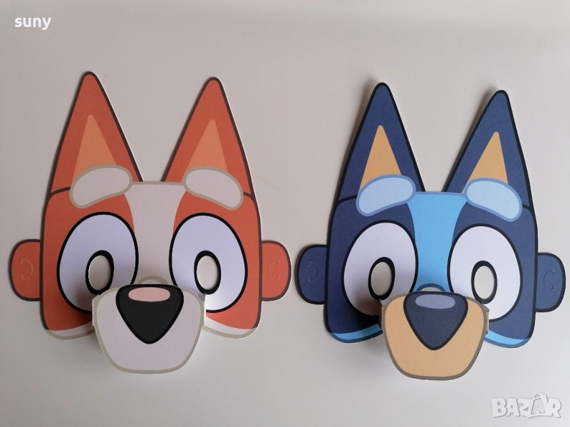 Парти маска Блуи и Бинго, снимка 1