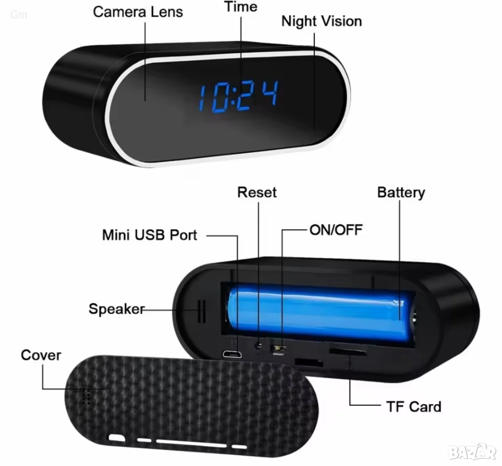 Wifi 1080P Hd Camera , снимка 1