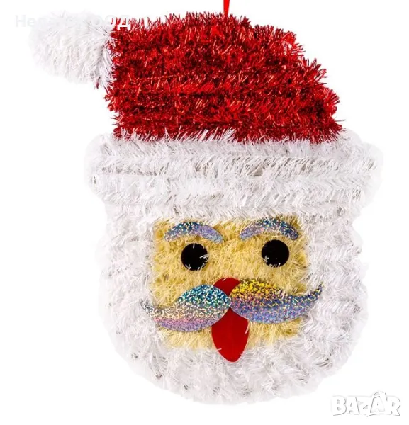 Коледна, украса, Дядо Коледа, 32х24см, снимка 1