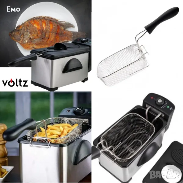 Фритюрник: Voltz OV51980H, 2000W - 2 Години Гаранция , снимка 1