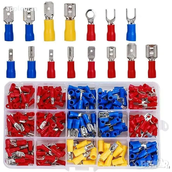 Накрайник за кабел 280 броя в кутия за инструмент, снимка 1