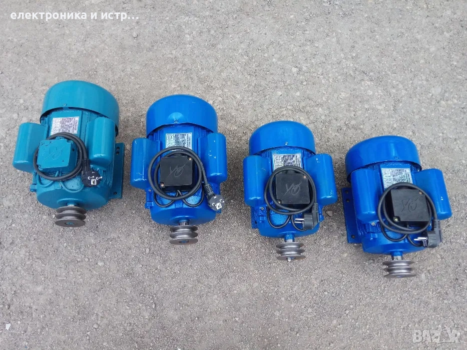 ПРОМОЦИЯ Нови електродвигател електромотор монофазен 1.1,2.2,3,4кв., снимка 1