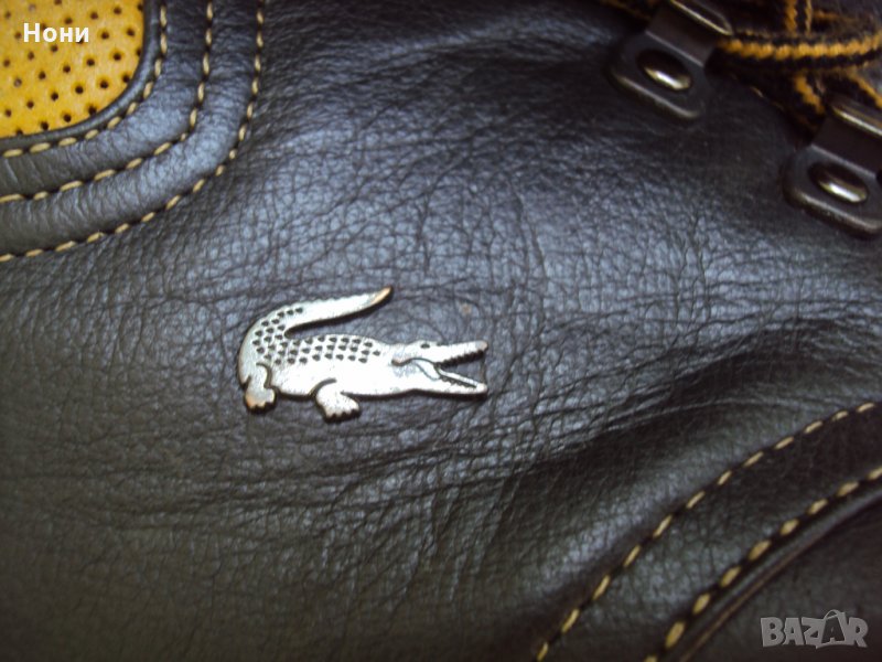 Сникърси LACOSTE Мъжки спортни обувки от естествена кожа , снимка 1