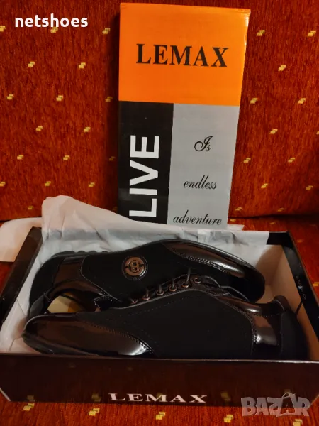 LEMAX-мъжки официални обувки №43, снимка 1