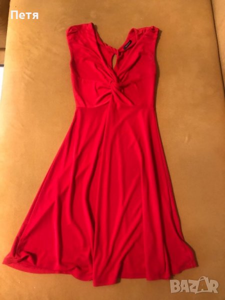 Morgan Дамска червена елеганта рокля, снимка 1