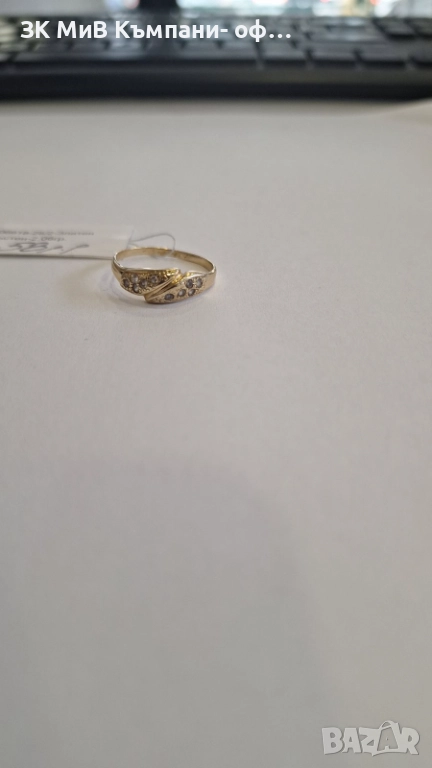 Златен Пръстен 2.06гр 06618-25/2, снимка 1