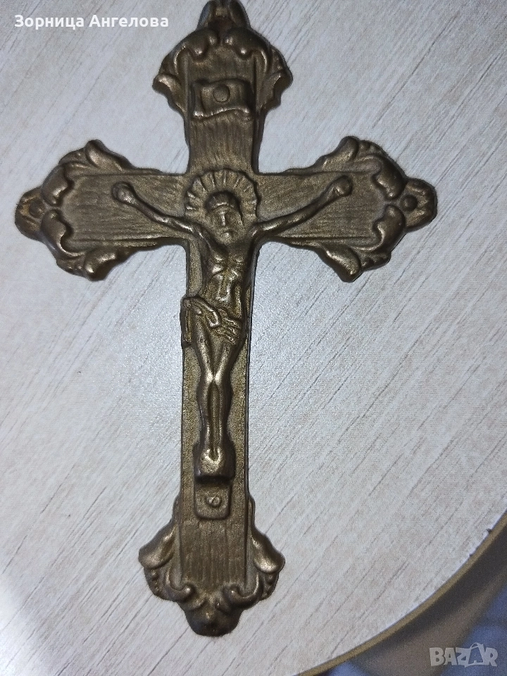 Стар декоративен кръст, снимка 1