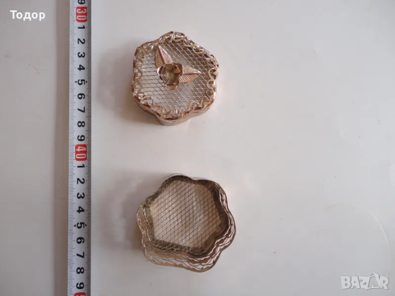 Метална ажурна кутийка кутия , снимка 1