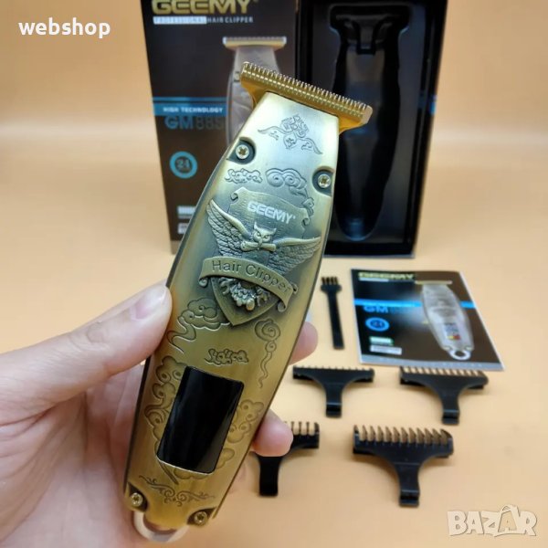 МАШИНКА ЗА ПОДСТРИГВАНЕ МЕТАЛНА GEEMY GM-885, снимка 1