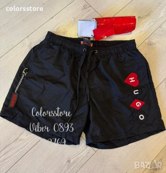 Мъжки черни шорти Hugo/IM206s, снимка 1