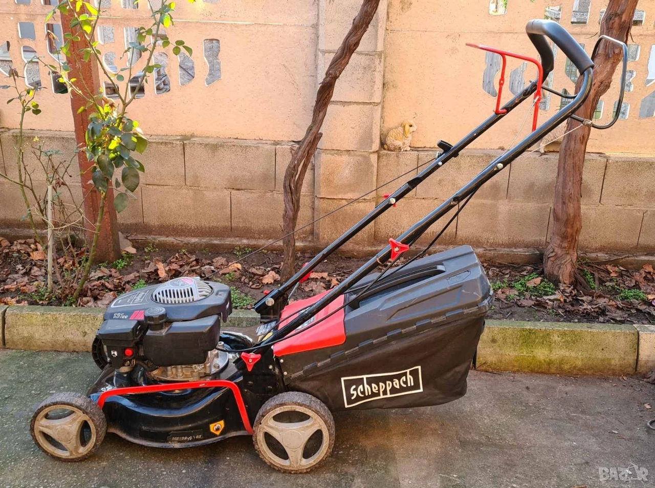 Бензинова косачка самоходна Scheppach немска за трева , снимка 1