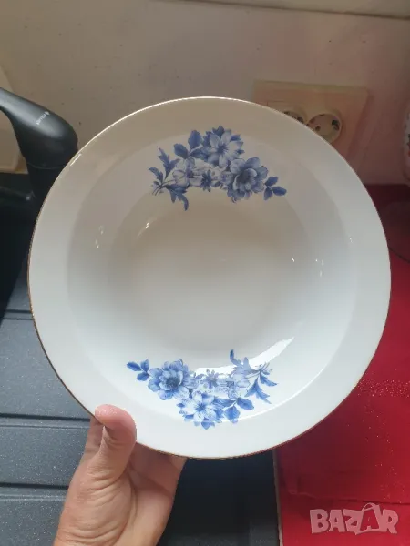 Българска порцеланова купа, снимка 1