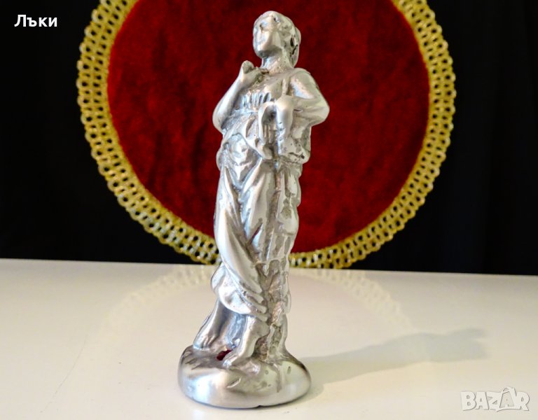Статуетка,фигура Дама от калай 300 гр. , снимка 1