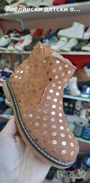 Английски детски боти естествена кожа-,NEXT , снимка 1