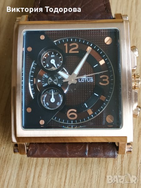 Красив, ефектен, голям, мъжки часовник LOTUS, снимка 1
