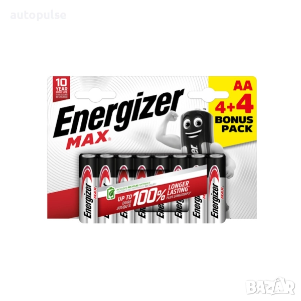 Батерии Energizer MAX AA 4+4 броя, снимка 1
