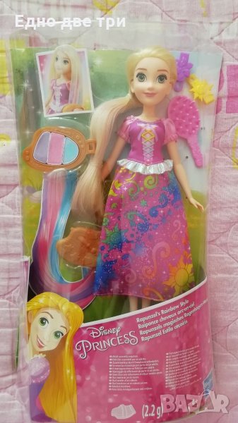 DISNEY PRINCESS Кукла с цветни кичури РАПУНЦЕЛ, снимка 1