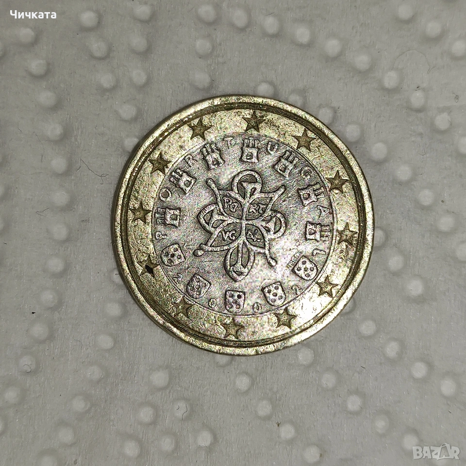 Монета от номинал 1 евро , Португалия 2002, снимка 1