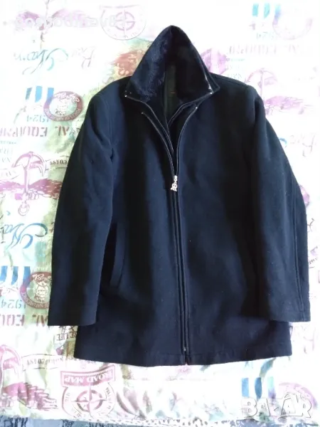 Мъжки стилно дълго палто, снимка 1