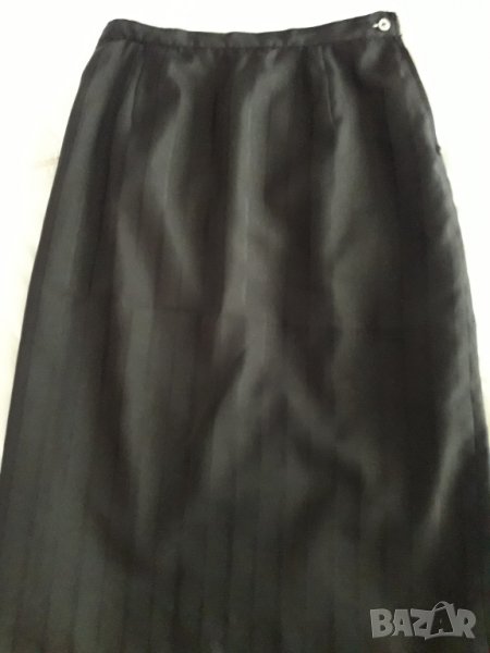 Черна пола по-дълга  S-M, снимка 1