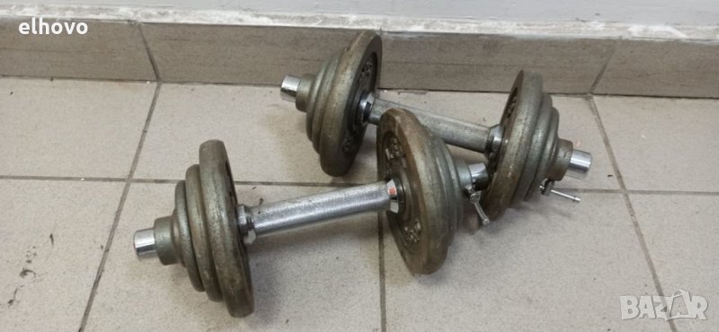 Дъмбели ALEX 2x11кг, снимка 1