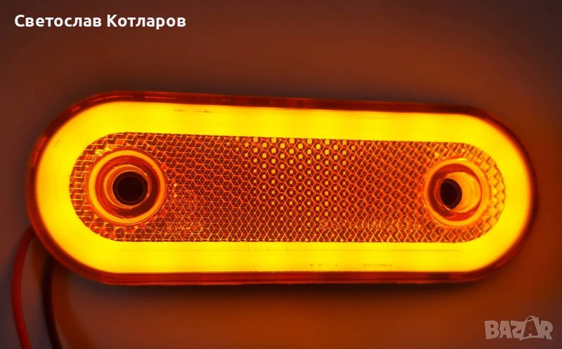 диодни габарити лед неон елипса странични бус камион , снимка 1