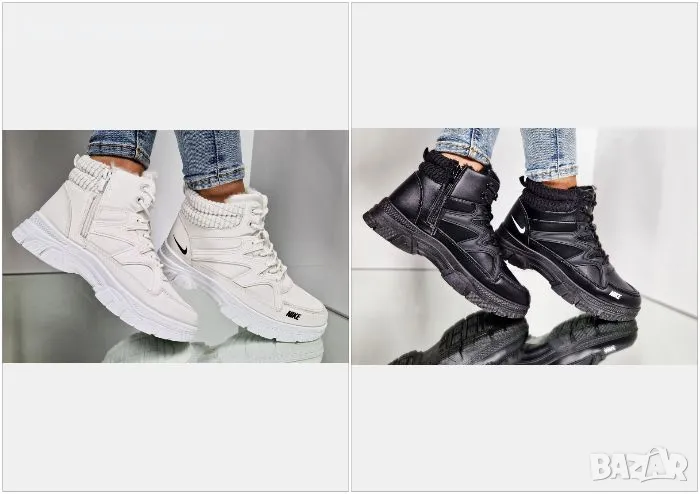 Дамски маратонки Nike - Бели или Черни, снимка 1