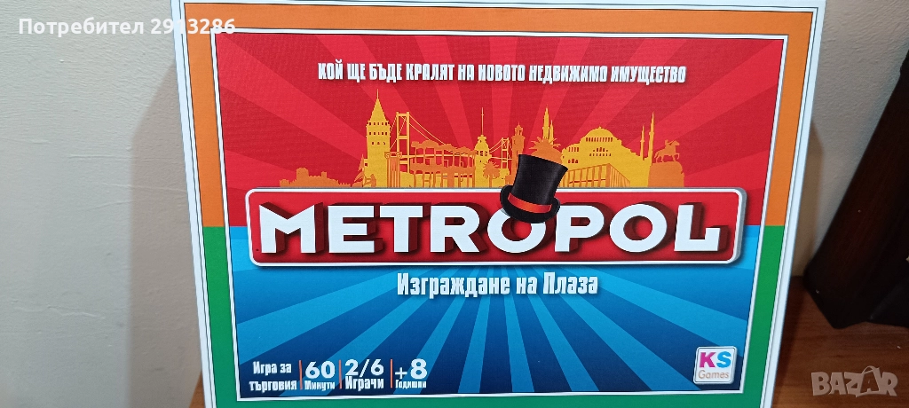 Монополи- игра Метропол, снимка 1