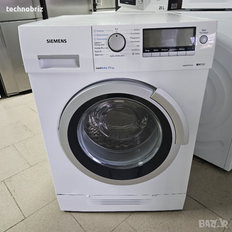 Немска инверторна пералня със сушилня Siemens IQ700 Wash & Dry - ГАРАНЦИЯ, снимка 1