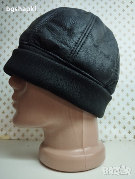Мъжка шапка кожен калпак- мпш54, снимка 1
